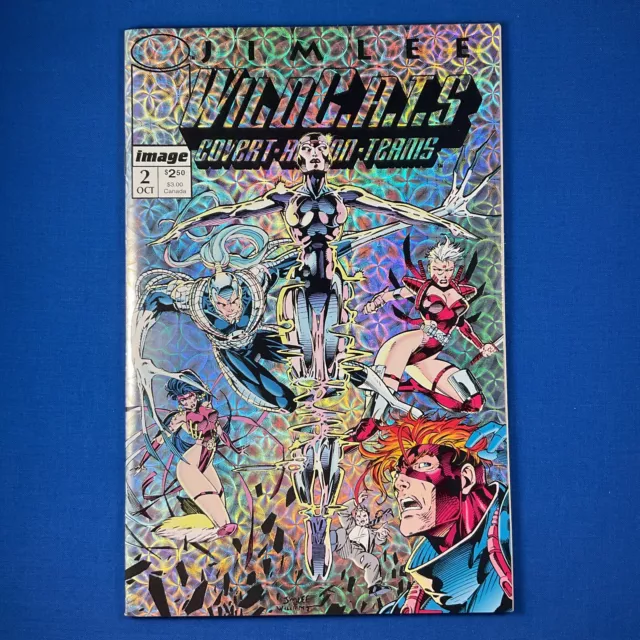 WildCats Covert Action Teams #2 Prism Foil Cover Image Comics 1992 Jim Lee