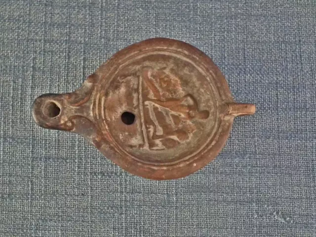 Ancient Roman Terracotta Erotic Oil Lamp 1st century A.D. 2