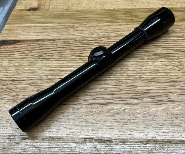 Leupold M8-4X Fixed Power Scope Vintage Fine Duplex Gloss Black Leupold M8-4X Fixed Power Scope Vintage Fine Duplex Gloss Black