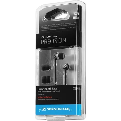 Sennheiser CX 300-II Precision In-Ear Wired Headphones - Powerful Bass - New