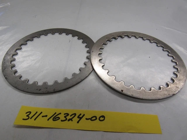 NOS New OEM Yamaha Clutch Plate (Set X2) YZ65 YZ85 FZR600 YZR50 311-16324-00