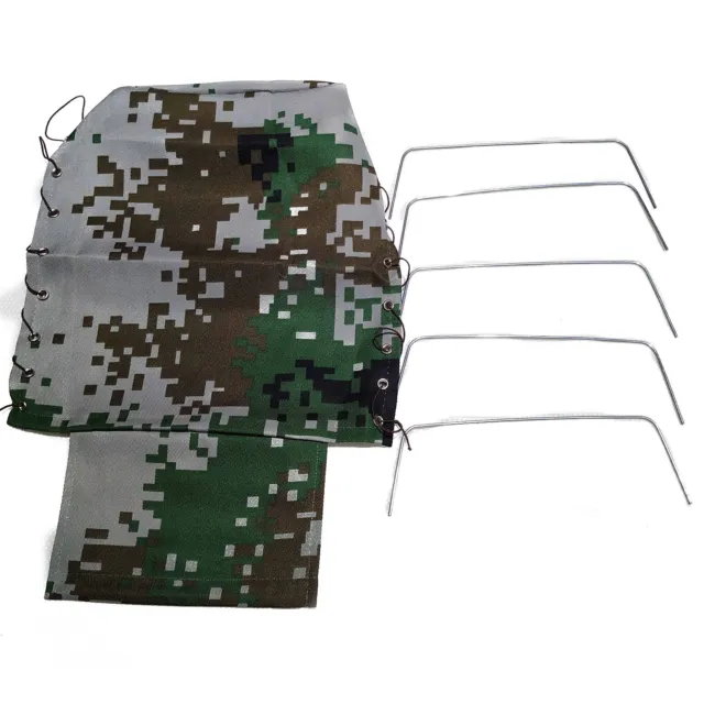 Militar Vehicle Roc Canvas Truck Hood Cover Cloth For WPL B-16/B-16K RC Car 1/16