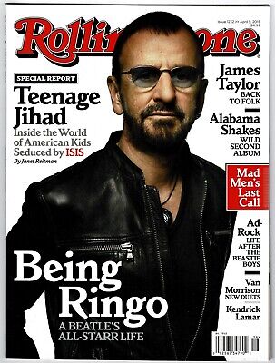 NEW Rolling Stone Magazine Ringo Starr Beatles 2014 Newsstand Edition No Label