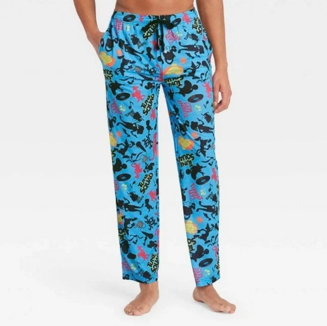 SPACE JAM A New Legacy Mens Pajama Lounge Pants XL Blue Tune Squad