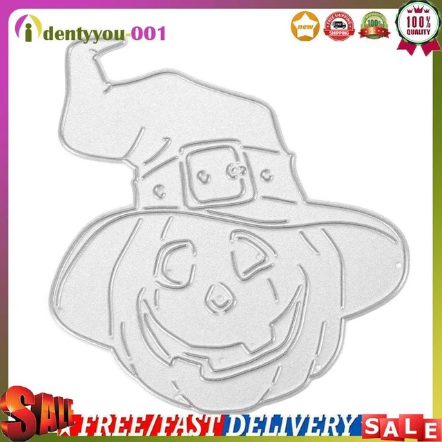 Plantillas de troquelado de Halloween plantillas libro de recortes grabado hágalo usted mismo manualidades álbum tarjeta M