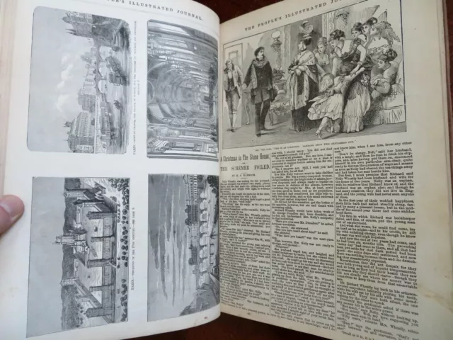 People's Illustrated Journal Portland Maine Newspaper 1878-1880 bound volume 2