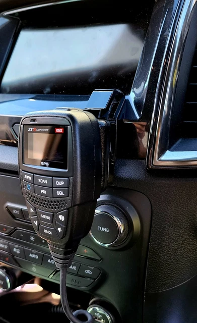 FORD RANGER 2016 to 2022 UHF radio Mic. Holder Superlite Swivel head ...