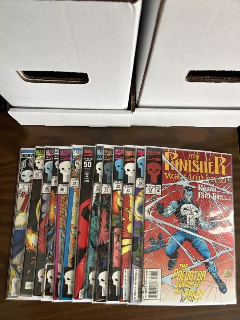 The Punisher War Journal Mixed Lot