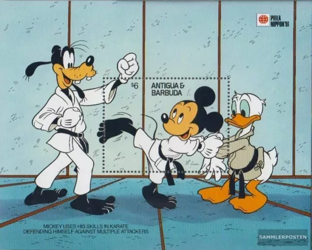 Antigua und Barbuda Block206 (kompl.Ausg.) postfrisch 1991 Walt-Disney-Figuren