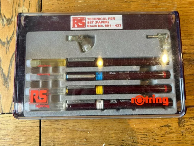 NOS Vintage Rotring Rapidograph Stainless Steel 0.70mm Tip Technical Pen  Made in Germany 0,70mm or 2,0mm