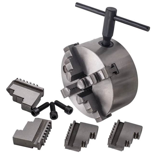 Internal External Grinding 5" 4 Jaw Self-Centering Lathe Chuck Thickness 58mm