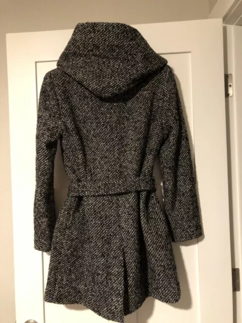 Calvin Klein beautiful, cosy and warm hooded wool coat