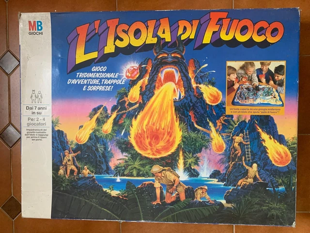 L'ISOLA DI FUOCO Mb Giochi gioco da tavolo Vintage EUR 250,00 - PicClick FR