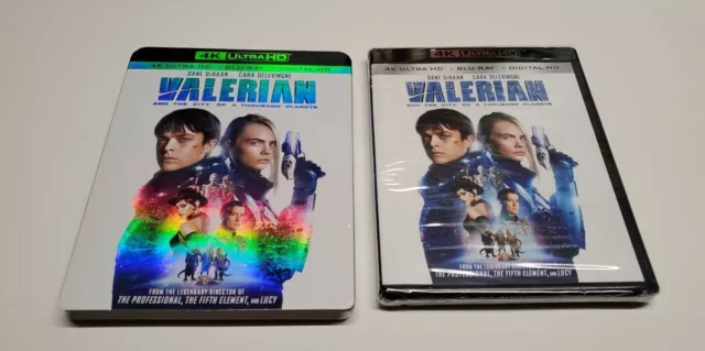 VALERIAN 4K Cara Delevigne - 4K ULTRA HD BLU-RAY NUEVO con FUNDA + DIGITAL