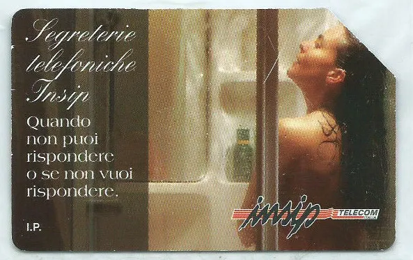 Italien Italy 30.06.97 - 5.000 Li. Insip / Frau nackt in Dusche (Erotik)