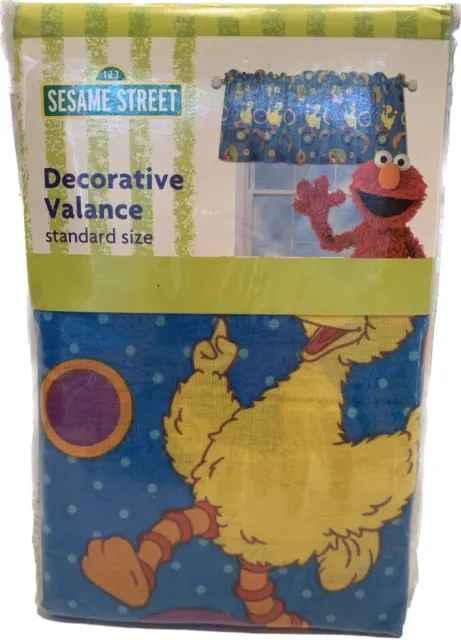Sesame Street Decorative Valance 2004 New In Package