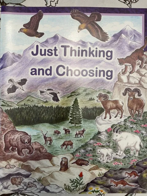 Rod and Staff JUST THINKING AND CHOOSING WORKBOOK By Martha Rohrer *New*