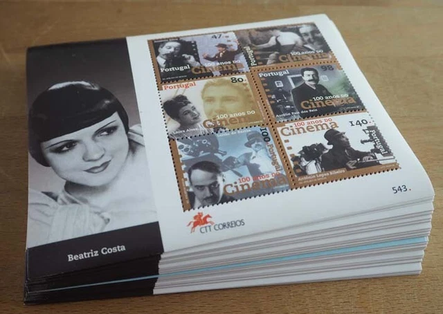1996 Portugal; 100 Blocks Schauspieler, Bl. 119, **/MNH, ME 700,-