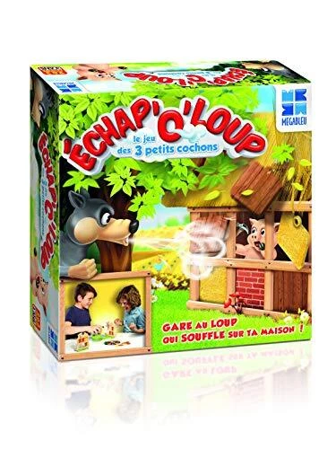 Megableu- Jeu d'action-ECHAP O Loup Le Jeu des 3 Petits cochons - 678004 Mult...