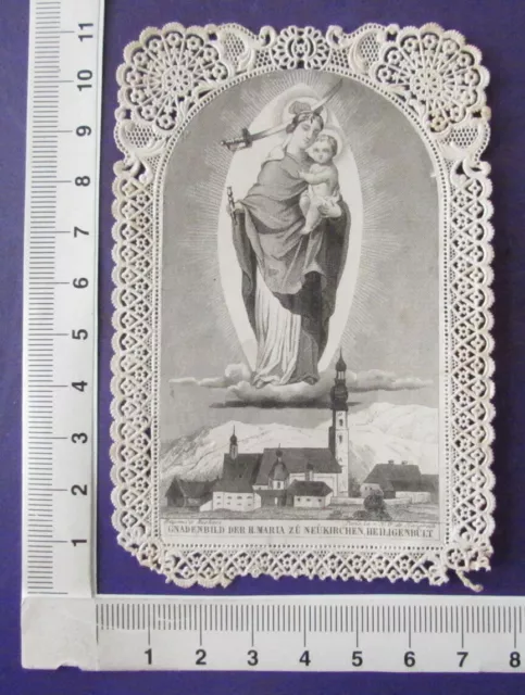 Andachtsbild Wallfahrt Gnadenbild Neukirchen HeiligenBlut Maria Jesuskind