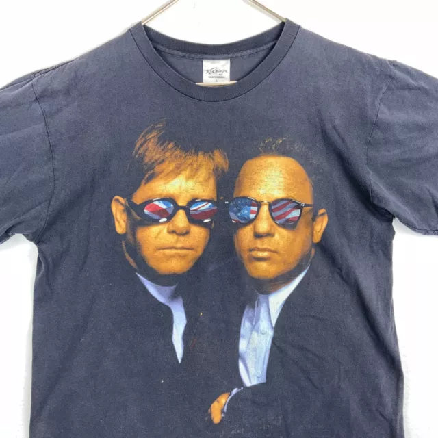 Vintage Elton John Billy Joel Summer Of 94 T-Shirt Size Large Black 1994 Usa