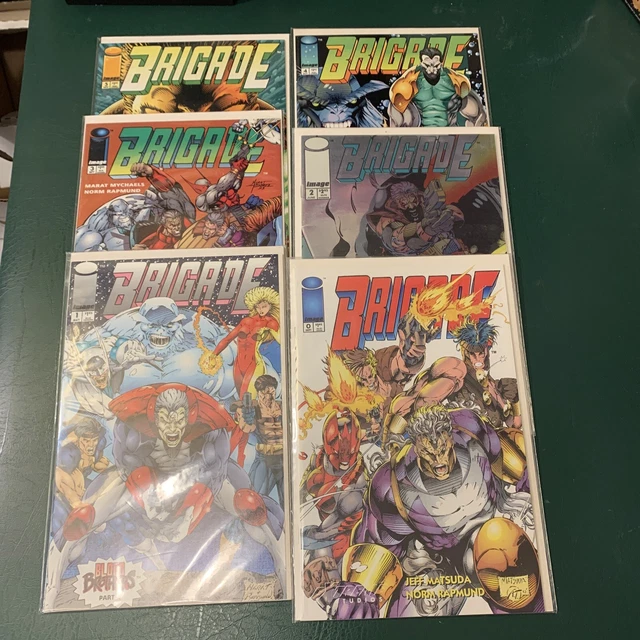BRIGADE Vol 2  Issues #0 - 5 ~1993 IMAGE COMICS  HIGH GRADE "Lot of 6 Comics"