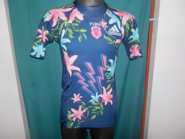 Stade Français Paris 2010 11 Home Adidas Rugby Union Shirt Jersey Official Men S