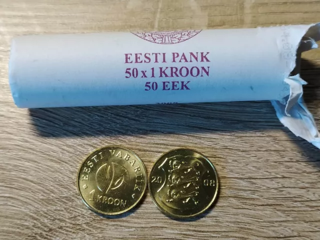 Estonia 1 kroon 2008 commemorative Price for one coin