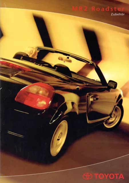 Toyota MR2 Zubehör Prospekt 2000 11/00 D brochure accessories accessoires MR 2