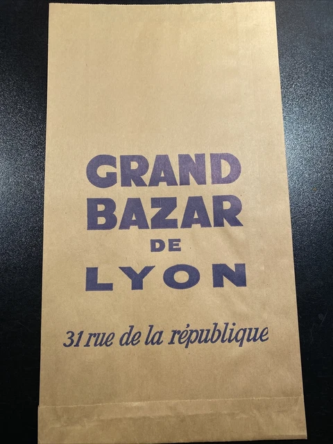 Sac Plastique Publicitaire Vintage Supermarché Mammouth - Années 1970, Rare, Collection Pub