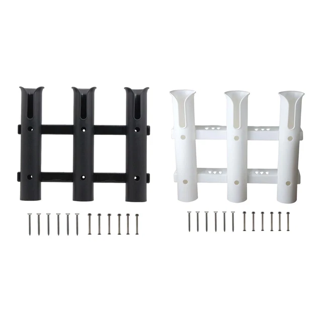 Fishing Pole Rack Pole Rest 3 Tube Fishing Rod Holder for Boats Truck Yacht