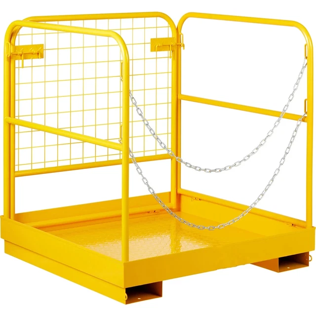 36&X36& FORKLIFT SAFETY Cage Work Platform 1200lbs Foldable for Aerial
