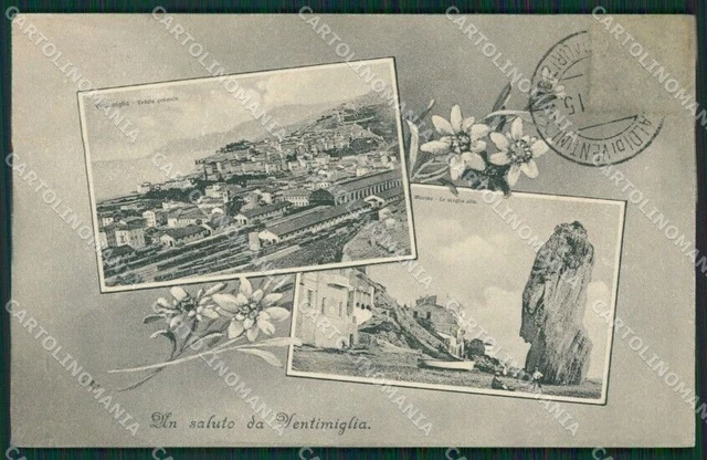 Imperia Ventimiglia Saluti da cartolina KV5634