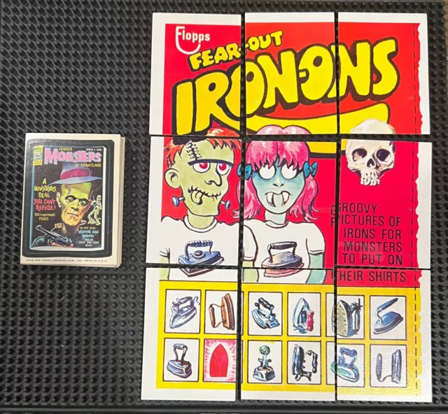 1975 Topps Wacky Packages 15TH Series 15 Complete White  30 Set With Puzzle