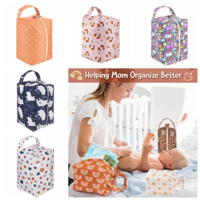 Water-resistance Wet&Dry Diaper Bag Washable Stroller Hanging Bag