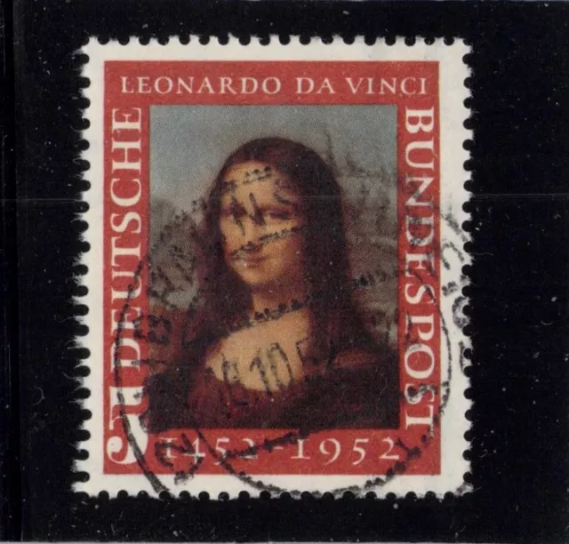Bund BRD 1952; Da Vinci; Mi.Nr. 148; sehr  saub. Tagesstpl.