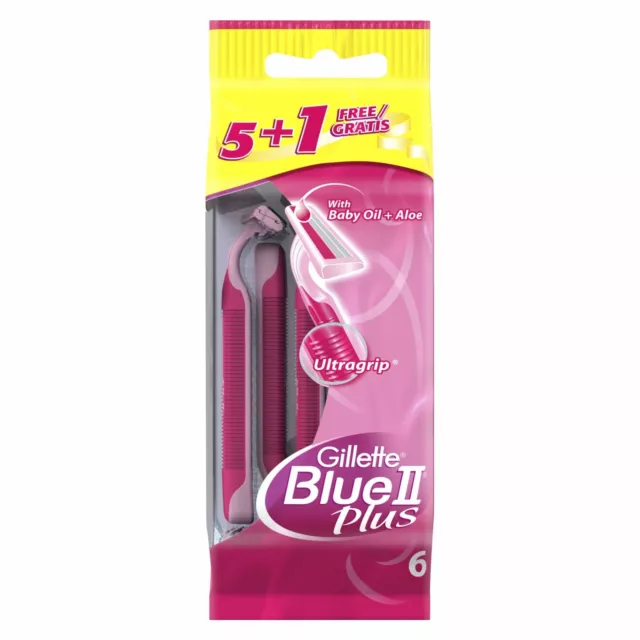 Maquinilla de afeitar Gillette Blue II Plus woman 5+1 unidades - para mujer