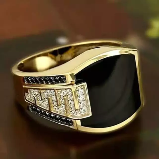 Rock Punk Ring for Men Women Gold Silver Hip Hop Rings Fashion Party Jewelry