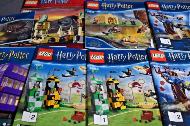Lego Instruction Manual from Lego Harry Potter Sets