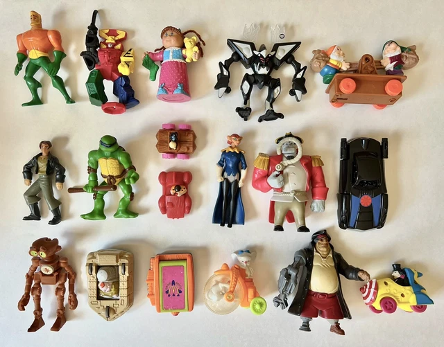 VINTAGE LOT MCDONALDS Happy Meal toys prizes Burger King Ninja Turtle