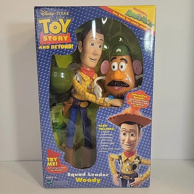 TOY STORY AND BEYOND FIRE FIGHTIN' WOODY (2004 HASBRO) NEW IN