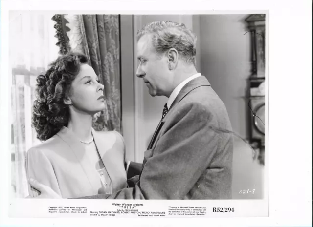 Vintage 8 x10 Foto Schauspielerin Susan Hayward IN Tulsa