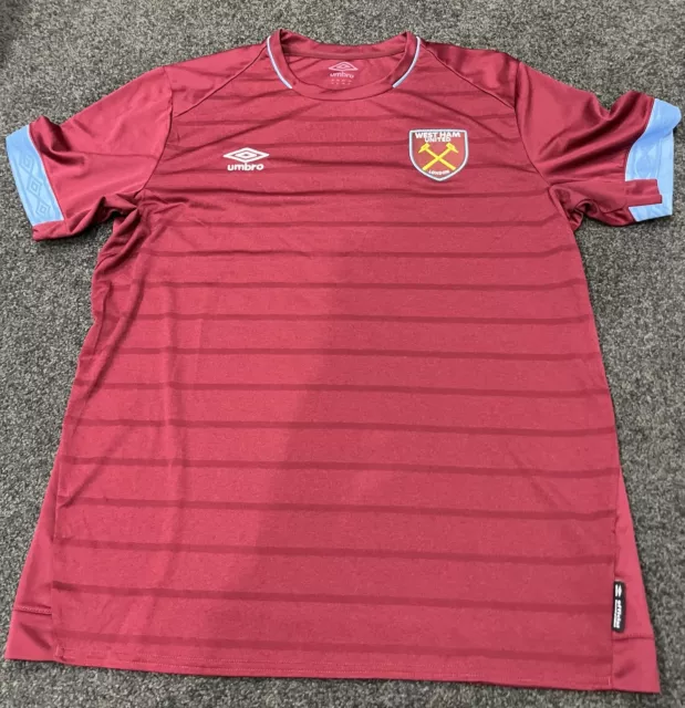 West Ham Men’s 2018/2019 Home Kit, XL, 42” Chest, VGC