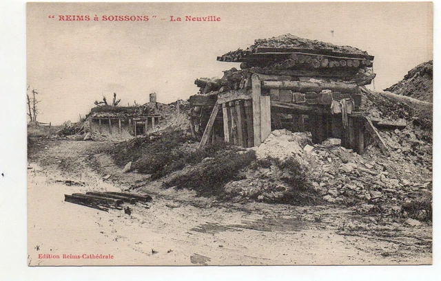 LA NEUVILLE AU PONT - Marne - CPA 51 - ruines de Guerre