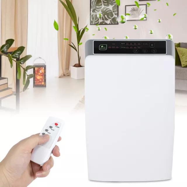 Portable Air Purifier Smoke PM2.5 Purification For Home Indoor 220V EU Plug UK