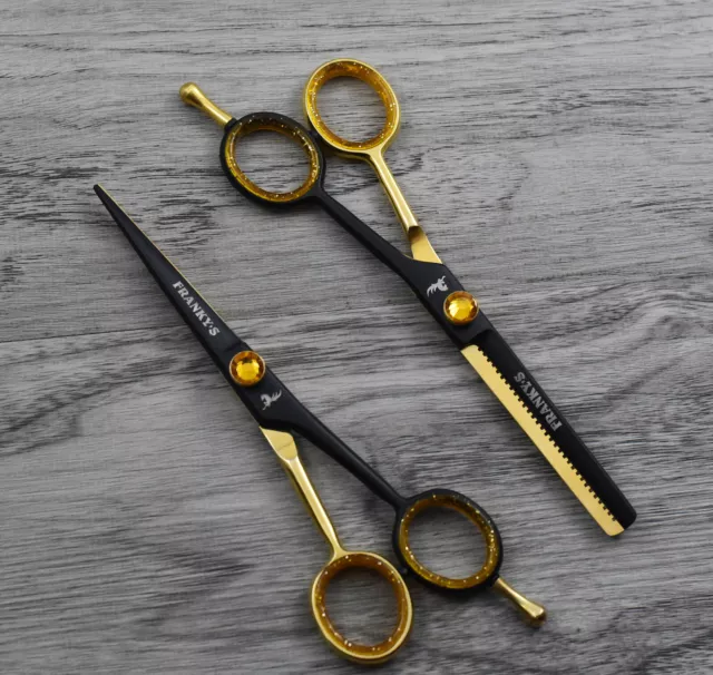 Scissors Hair Barber Cutting Salon Hairdressing Shears Professional Thinning Set 2