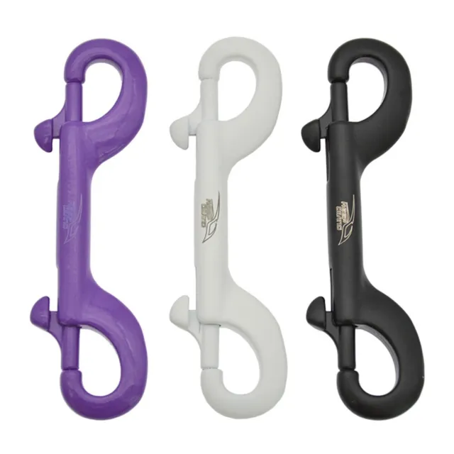 Diving Snap Hook Accessories Black/White/Purple Double Ended 100x23x10mm 1x