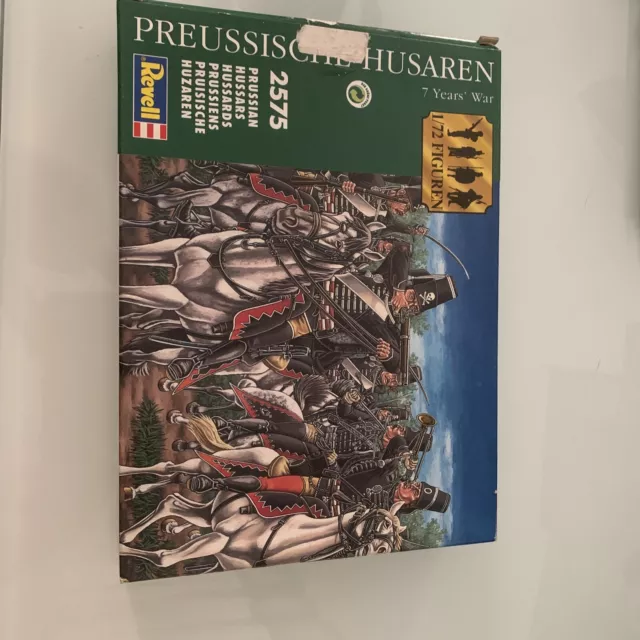 7 Years War - Prussian Hussars 1/72 REVELL #2575 Nuovo