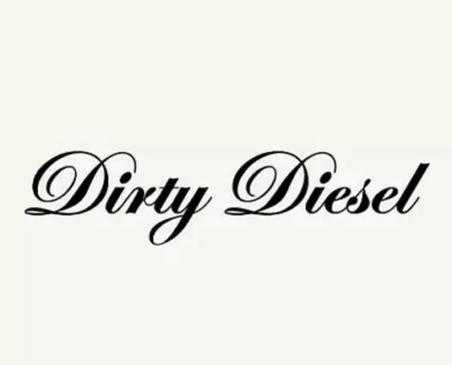 DIRTY DIESEL TDI funny car sticker decal vinyl window bumper jdm euro dub vw jap