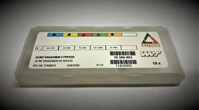 10ST CERATIZIT WENDEPLATTEN DCGT 11T308FN-25P CTPX710 Wendeschneidplatten EUR 102,74 - DE